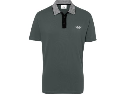 mini polo stripped collar panske tricko