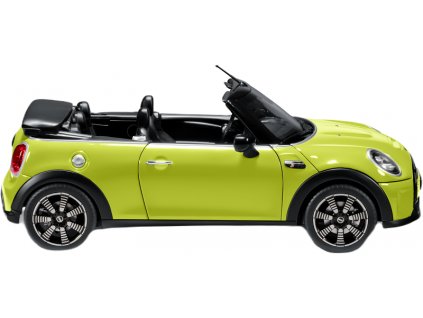 mini cooper s cabrio miniatura 1 18 zesty yellow