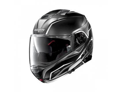 Moto helma Nolan N100-5 Balteus N-Com Flat Black 41