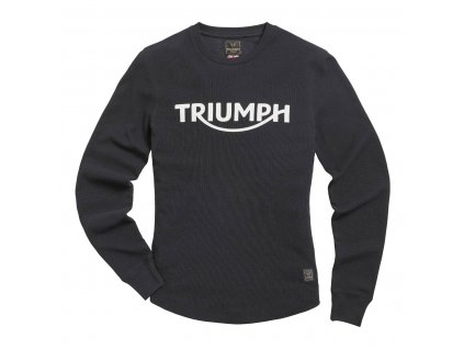 Triumph tricko s dlouhym rukavem a logem, cerne damske