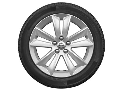 Volvo zimní kola 17", 5-paprskový stříbrný design (32373607) Continental