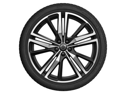 Volvo zimní kola 20", 5 třípaprskových kol s diamantovým brusem/černý mat (32281812)  Continental