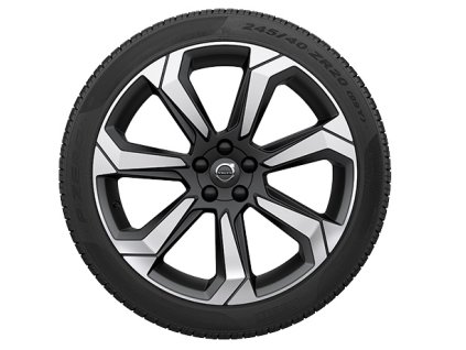 Volvo zimní kola 20", 7paprskový design s diamantovým brusem/grafitovým vzhledem (32400736)