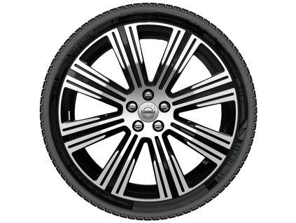 Volvo zimní kola 20", 8paprskový design s diamantovým výbrusem/černá (32373594)  Continental