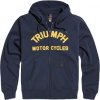 triumph mikina lavenham zip thru modra