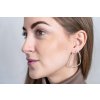 Stříbrné náušnice Malva