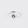 Stříbrný prsten Blue se zirkonem