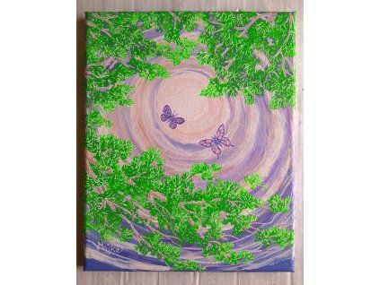 V MODŘÍNECH 30 x 25 cm