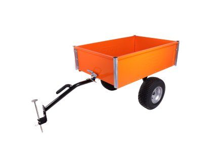 TRVMS Vozík za traktor - POZINK PLUS + ORANŽOVÁ