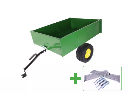 TR 220S Vozík za traktor - ZELENÁ + nástavba 220