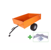 TR 220S Vozík za traktor - ORANŽOVÁ + nástavba 220