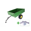 TR 220S Vozík za traktor - ZELENÁ + nástavba 220