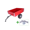 TR 220S Vozík za traktor - POZINK + ČERVENÁ + nástavba 220