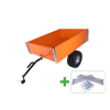 TR 220S Vozík za traktor - POZINK + ORANŽOVÁ + nástavba 220