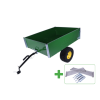 TR 220S Vozík za traktor - POZINK + ZELENÁ + nástavba 220