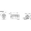 Hydromotor Serie EPMM dimensioni