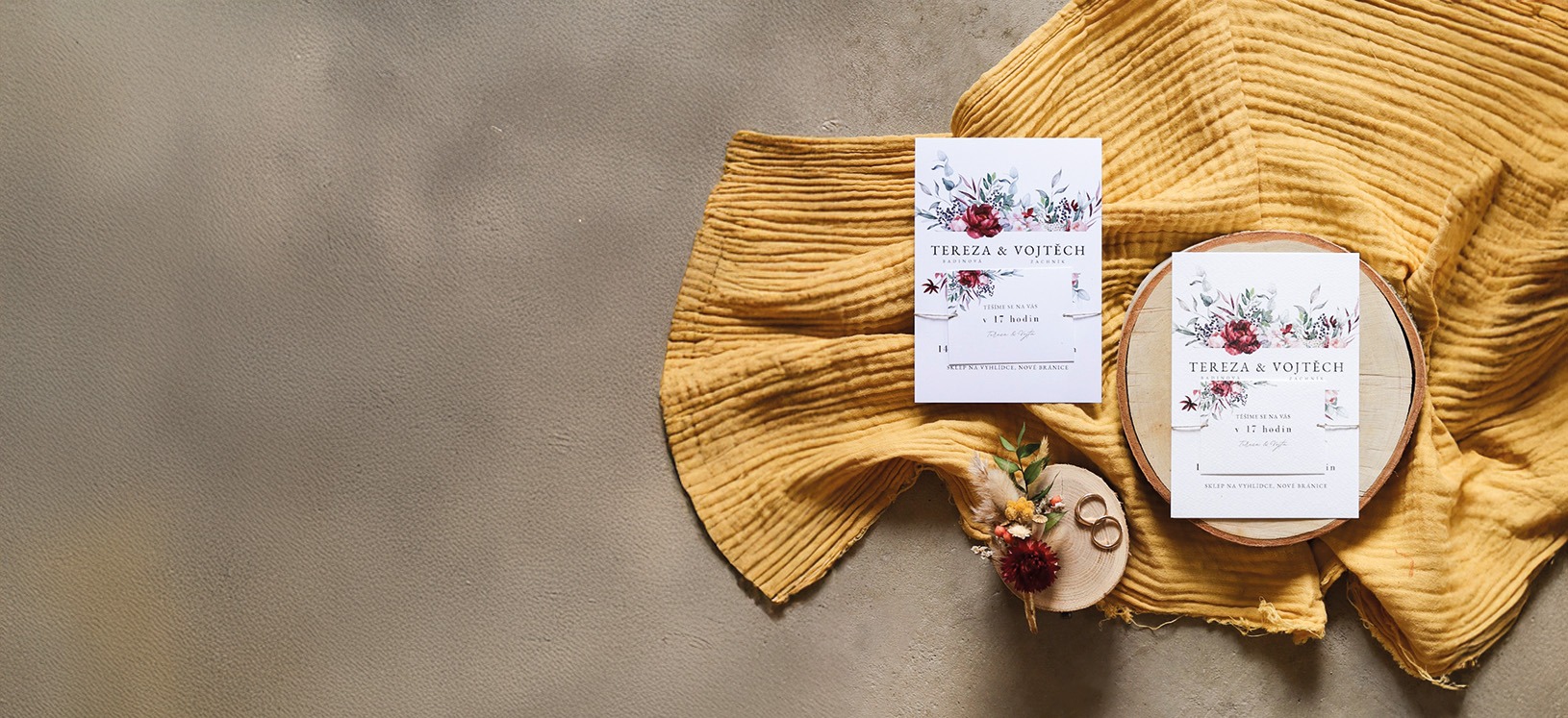 Originální svatební oznámení