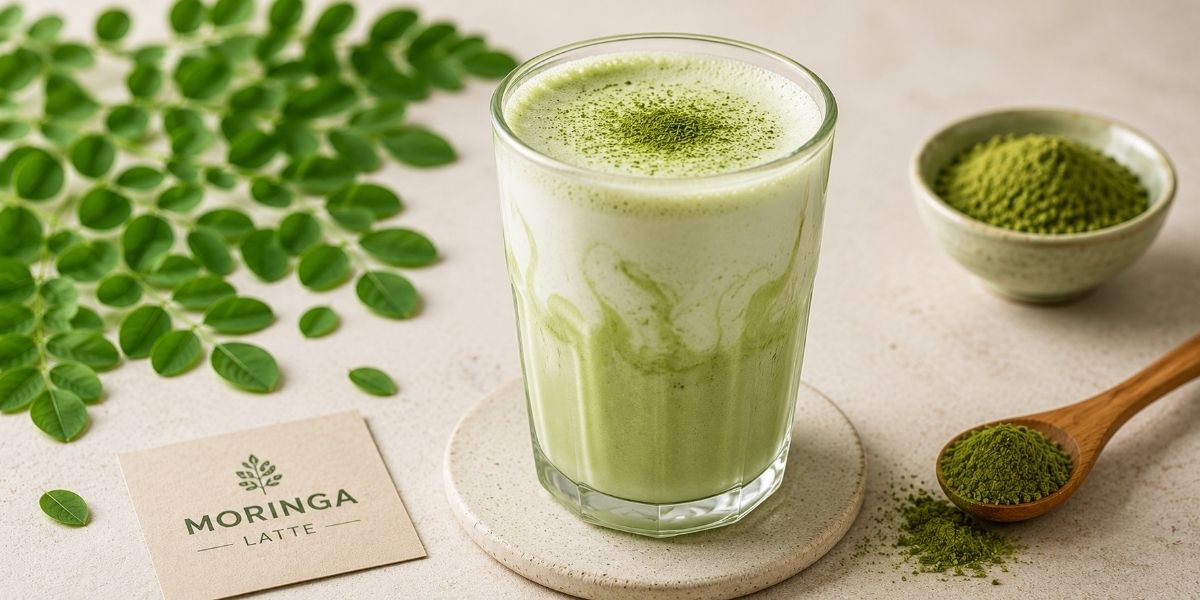 Moringa latte: Oblíbená alternativa k matcha latte bez kofeinu
