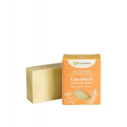 tuhe-olivove-mydlo-bio-mesicek-a-psenicne-klicky-100g-lasaponaria