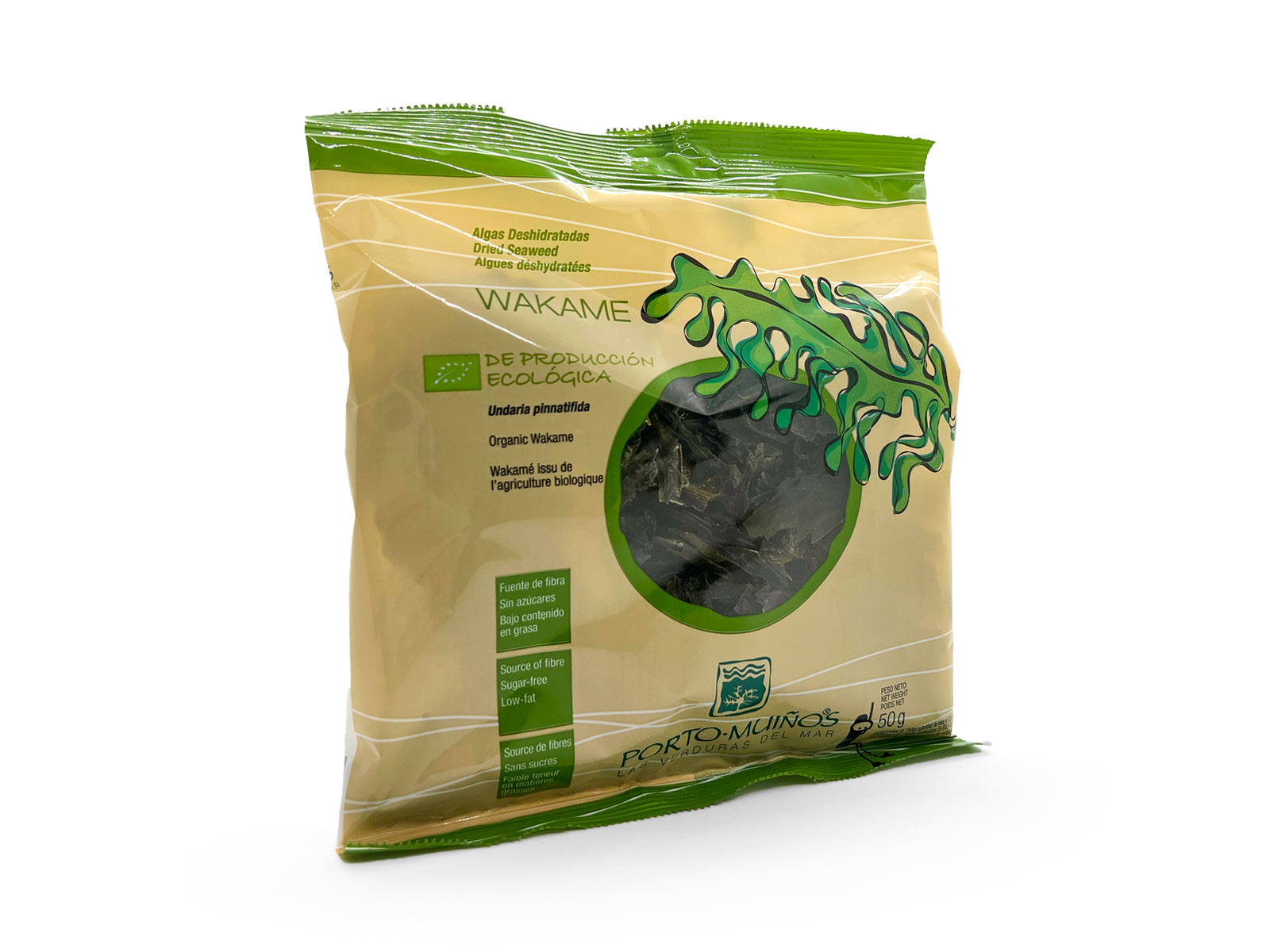 Mořské řasy Wakame BIO & RAW Balení: 50g