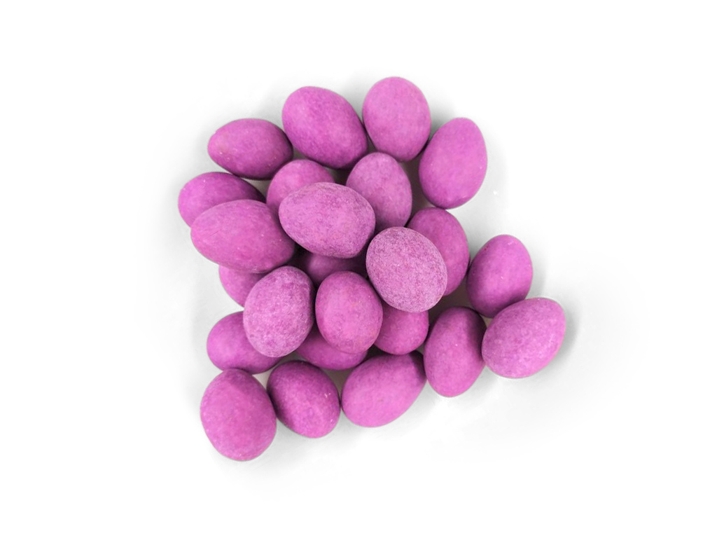 Mandle v čokoládě s borůvkovou polevou Balení: 5 kg