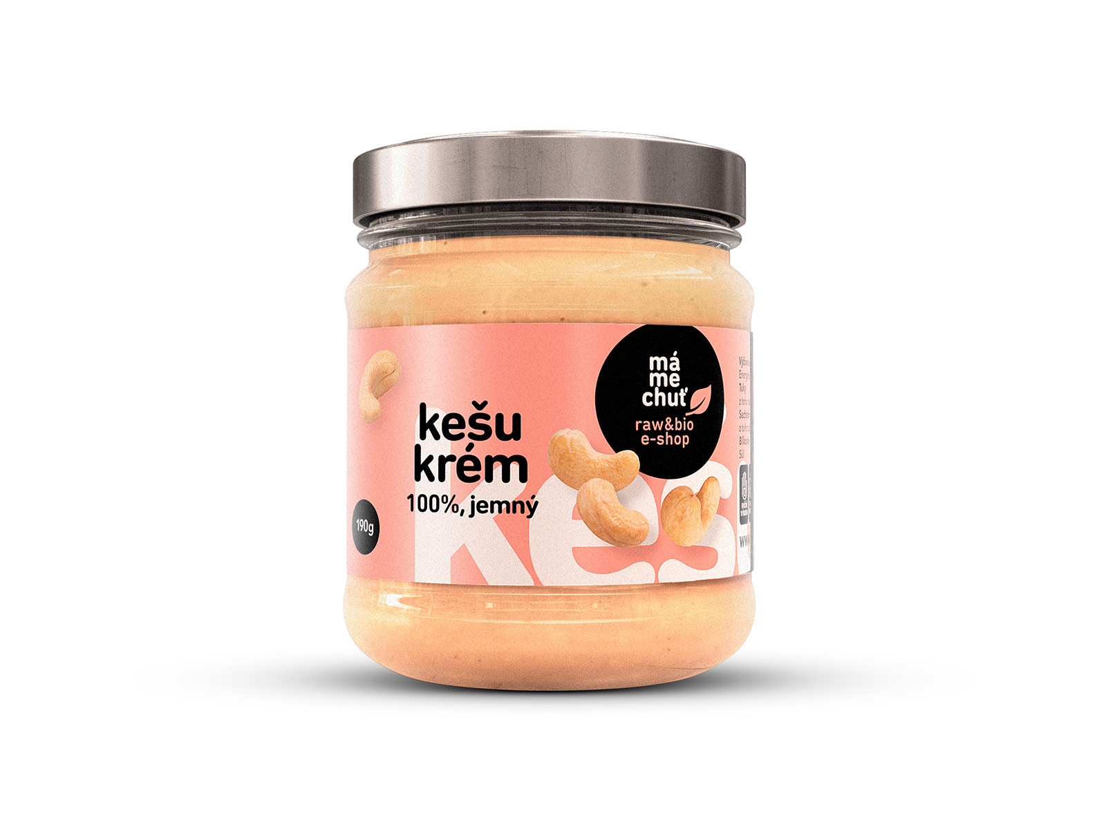 Levně Kešu krém jemný - MámeChuť Balení: 190g
