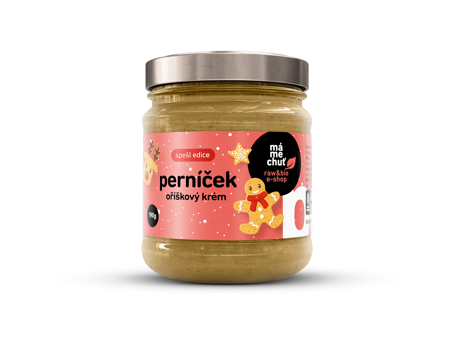 Levně Oříškový krém Perníček - 190 g - MámeChuť