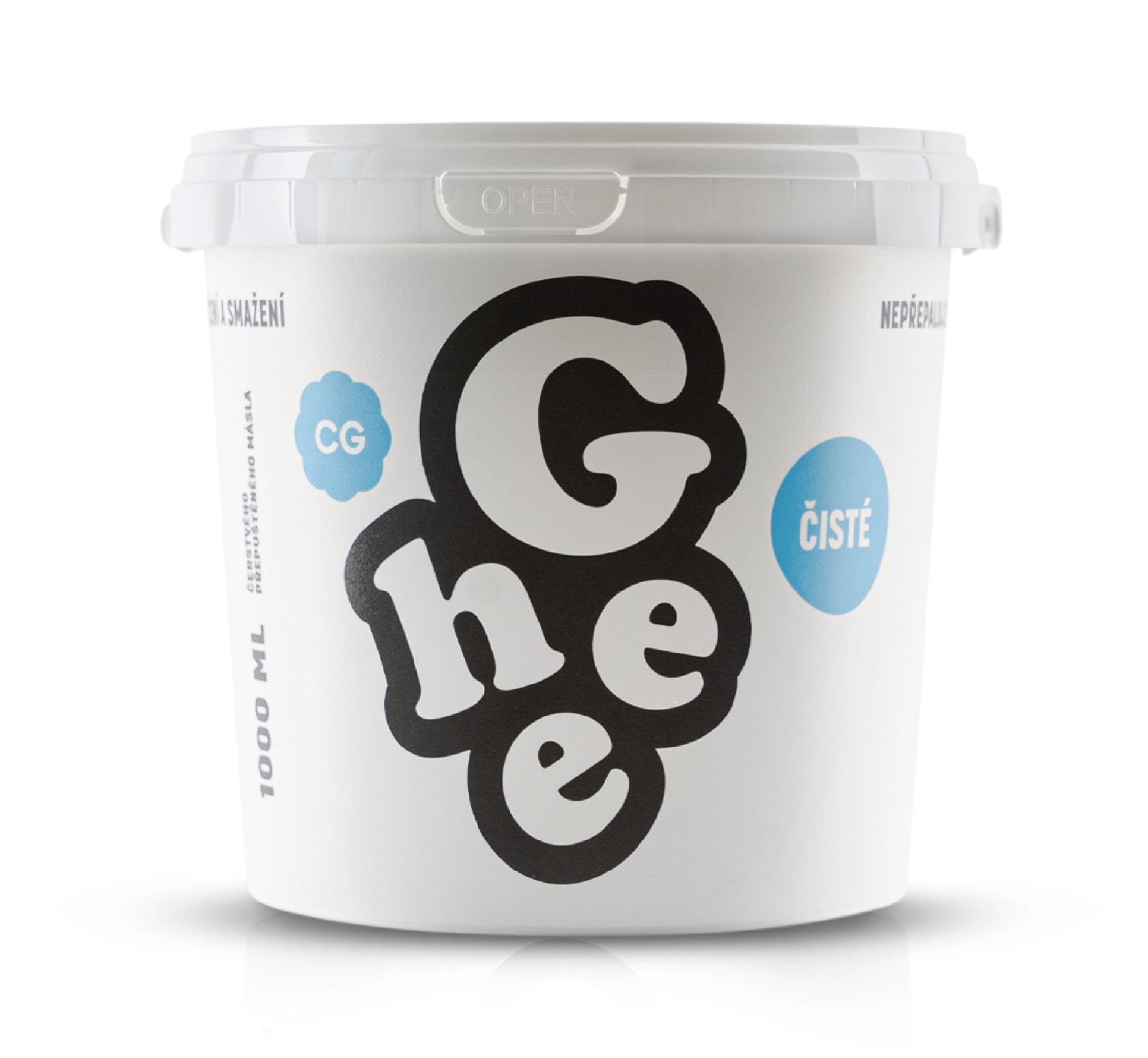 Levně Ghí (Ghee) přepuštěné máslo - čisté Balení: 1 l
