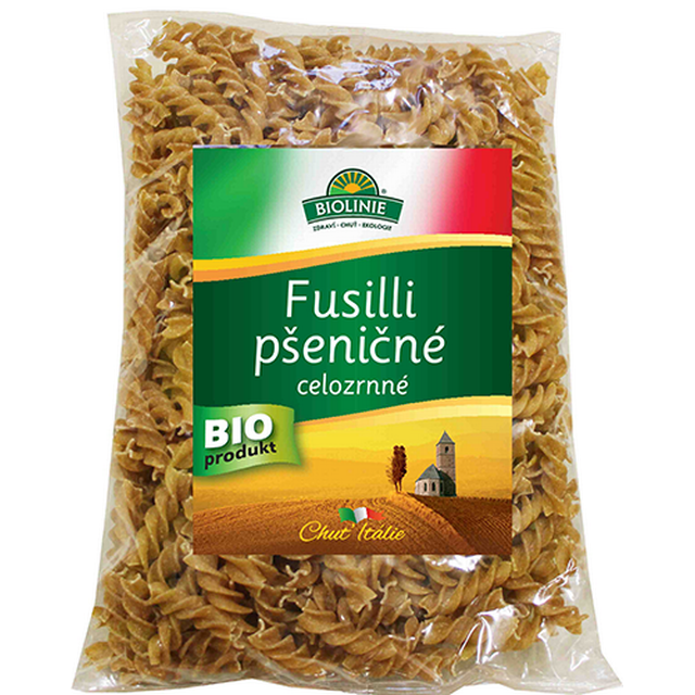 Levně Fusilli BIO pšeničné celozrnné - 500 g