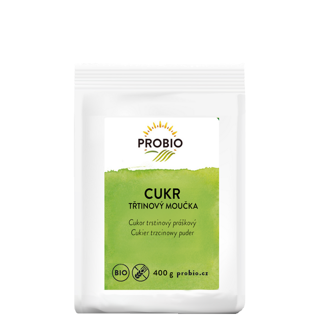 Třtinový cukr BIO moučkový - 400 g