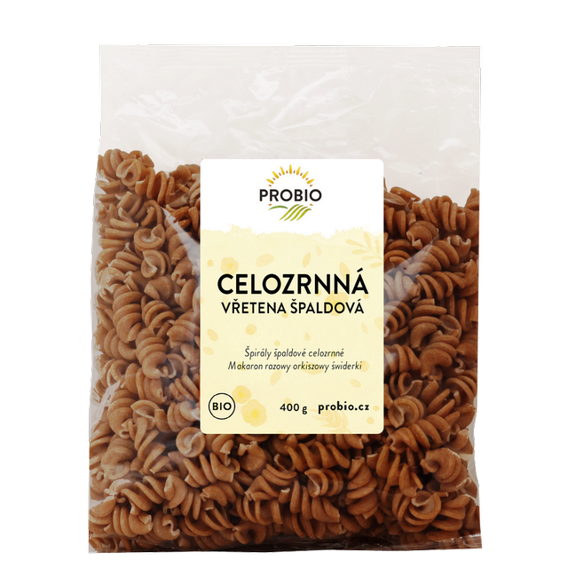 Levně Špaldové těstoviny BIO vřetena celozrnná - 400 g