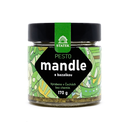 Levně Pesto mandle s bazalkou - 170 g