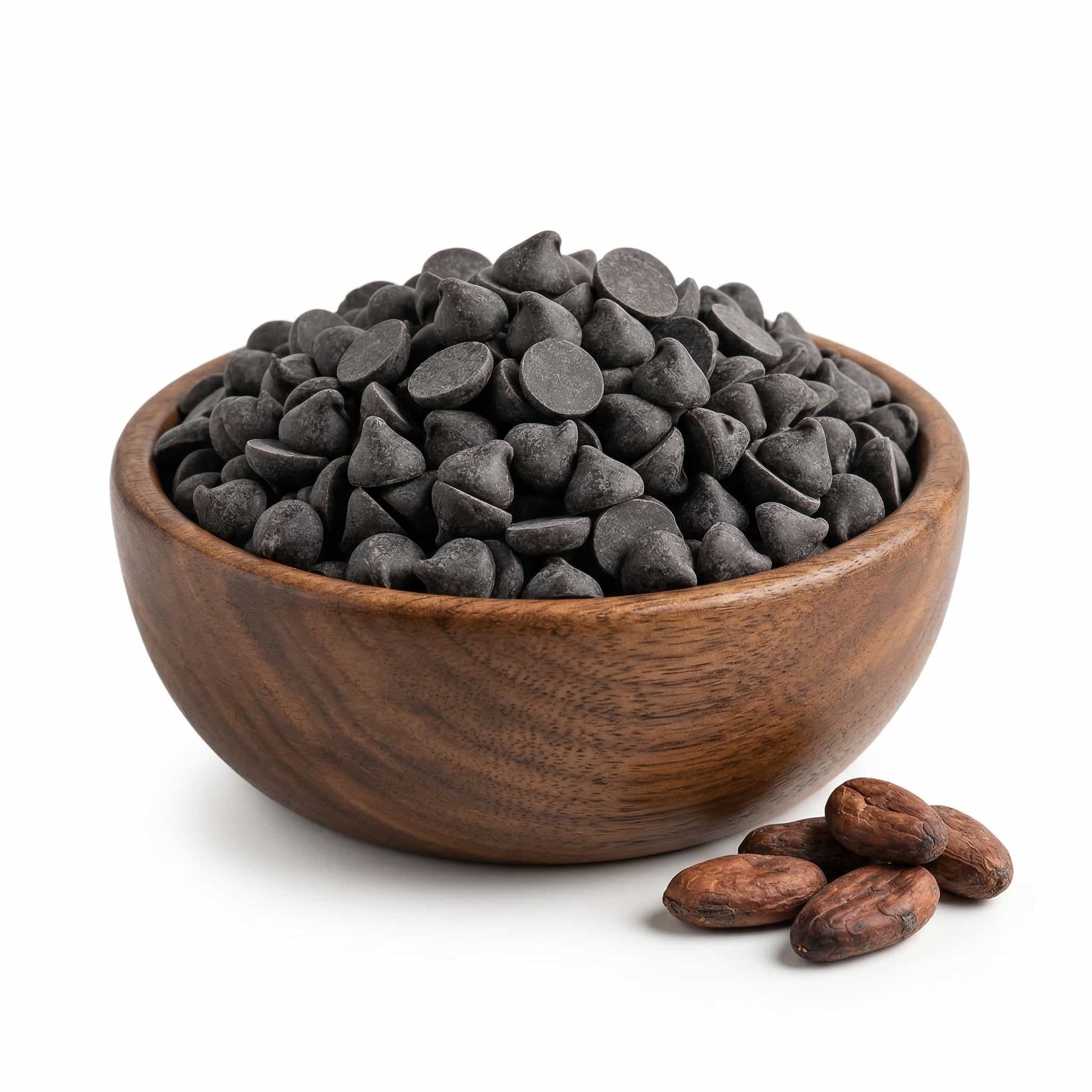 Levně Hořká čokoláda BIO pecičky - MámeChuť Balení: 1 kg