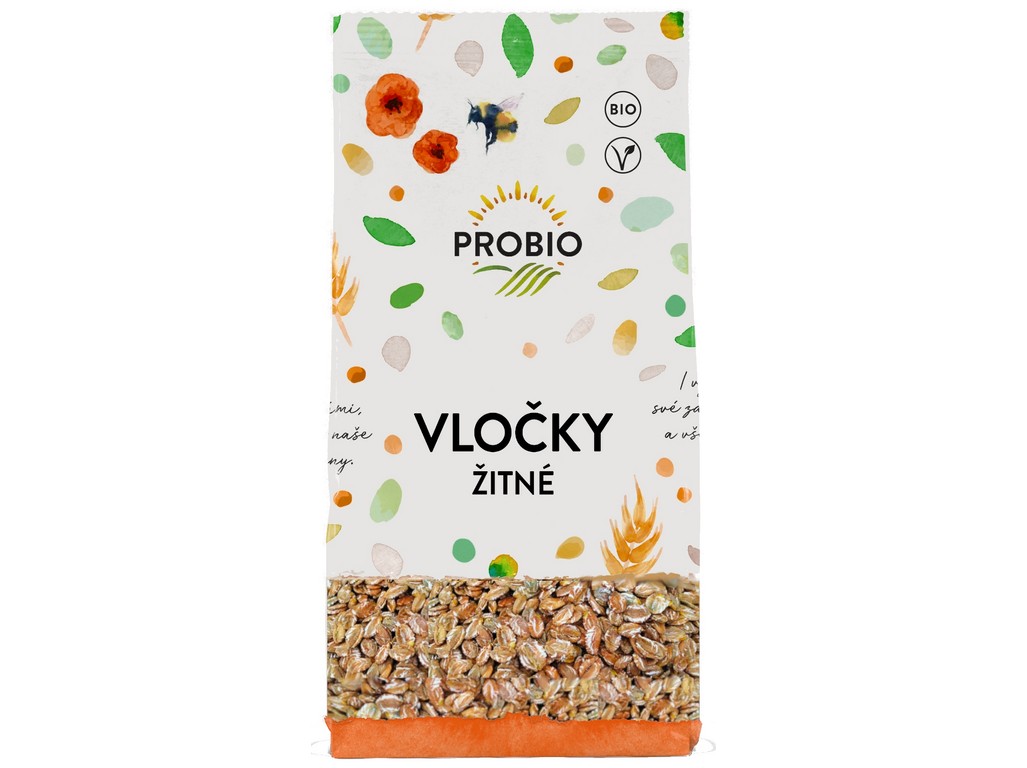 Levně Žitné vločky BIO - 250 g