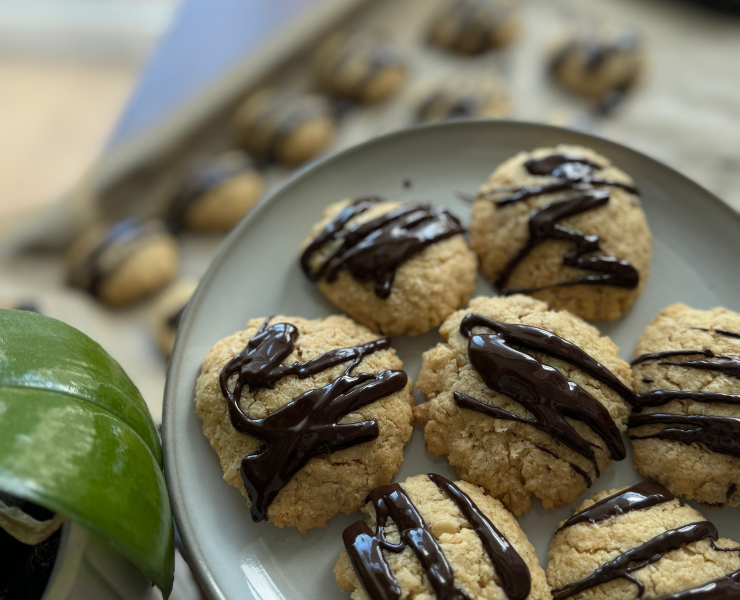 Rýchle ovsené sušienky s čokoládou