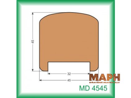 Madlo MD 4545 (Délka 3000 mm)