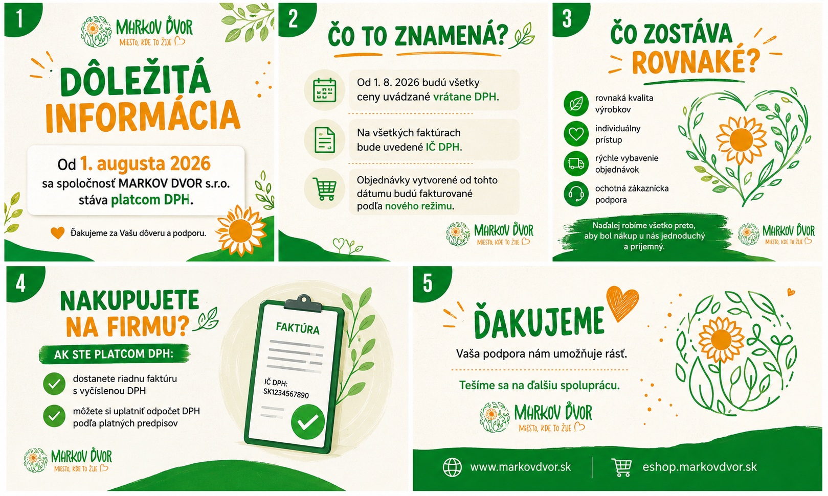 Dôležité upozornenie o blížiacej sa zmene!
