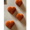 "Hačkované" 3D srdiečko (magnetka)