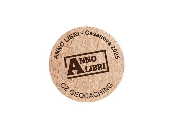 Coin dřevěný střední 50mm