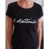 Triko dámské s podpisem B. Martinů (černé)