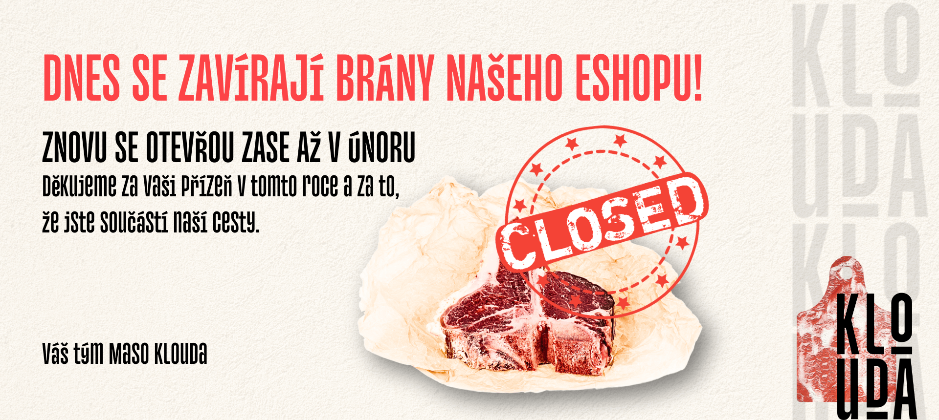 Provoz e-shop přes svátky