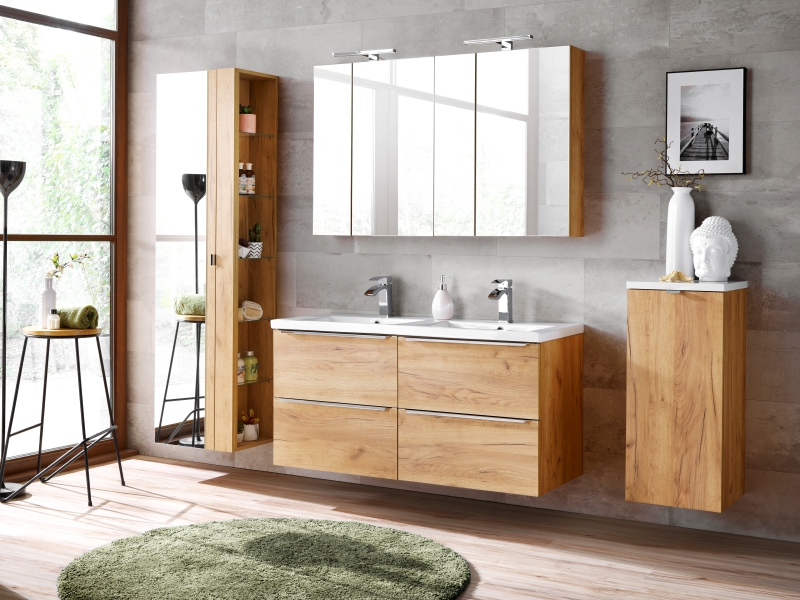 koupelnova sestava capri 120 cm sestava c 4 zlaty dub nabytek maxiva