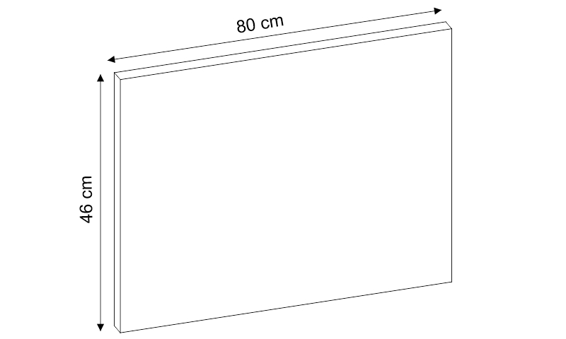 Deska pod umyvadlo - DALIA 89-80 cashmere