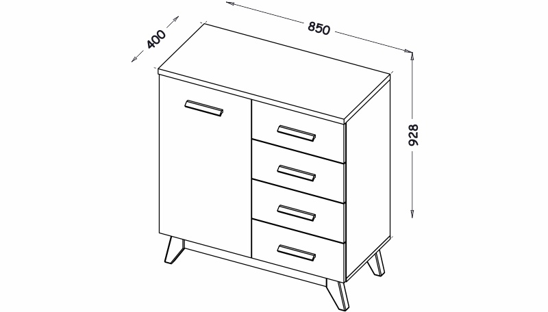 Komoda - SVEN SV8