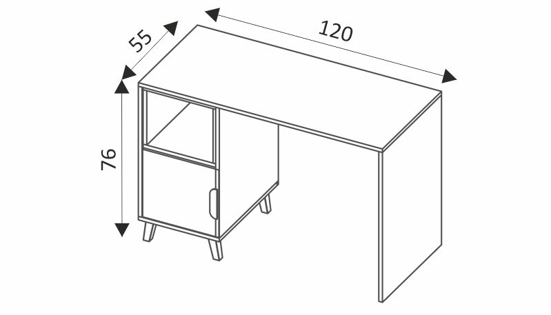 Psací stůl - JOKER 14 rozměry
