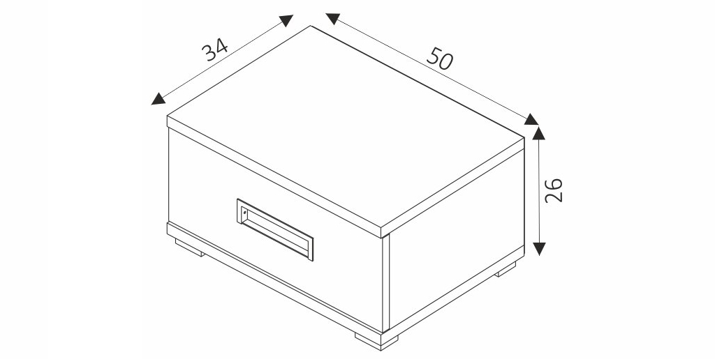 Noční stolek - PENELOPA P6