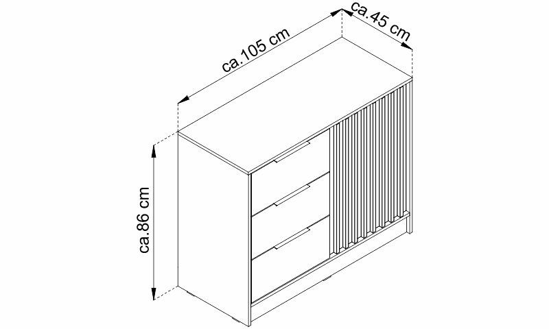 Komoda - NELLY K2