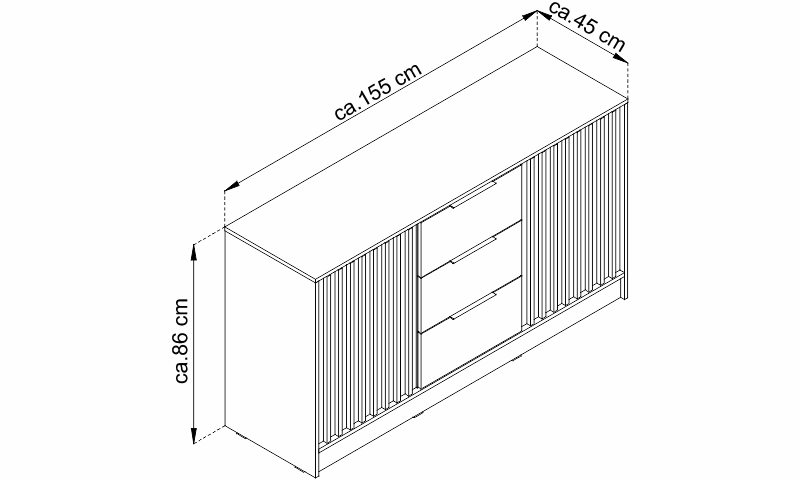 Komoda - NELLY K3