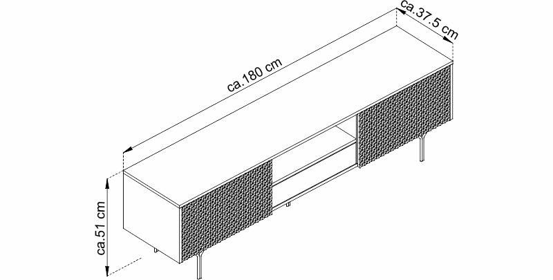 Skříňka pod TV - RAVEN RTV180