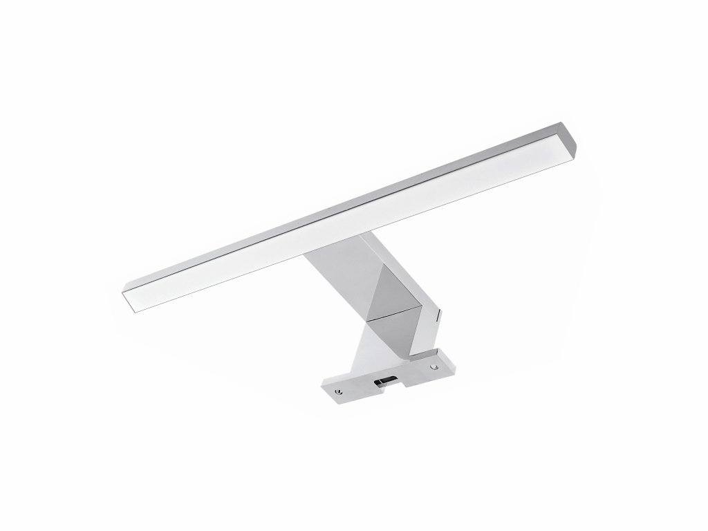 LED osvětlení - ALA 40 stříbrná, do koupelny, délka 40 cm, IP44 - MAXIVA